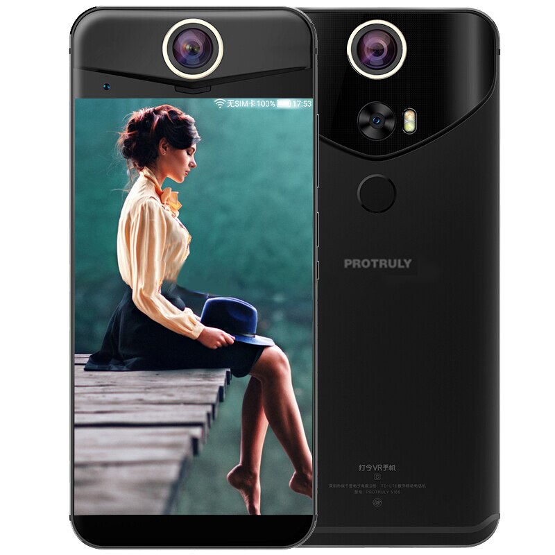 Original PROTRULY V10S Smartphone 360 Degree 26MP 3D VR Full View Snapdragon 625 Octa Core 4G NFC 4GB+64GB 16MP mobile phone