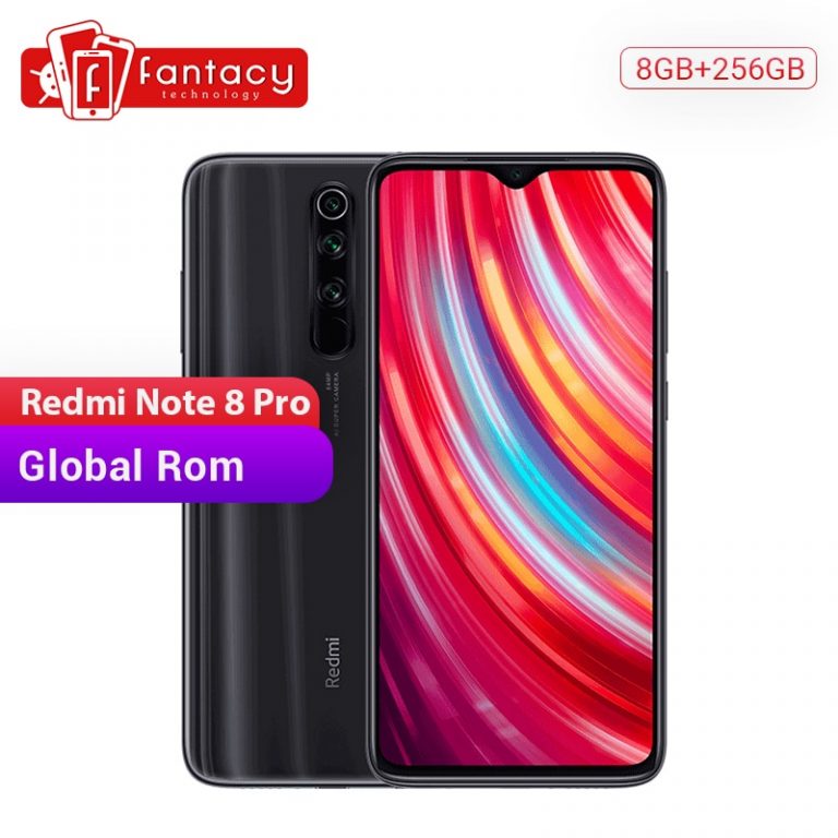 Global ROM Xiaomi Redmi Note 8 Pro 8GB 256GB 64 MP Quad Cameras MTK Helio G90T 6.53'' FHD+ Display 4500mAh Smartphone 18W QC 3.0