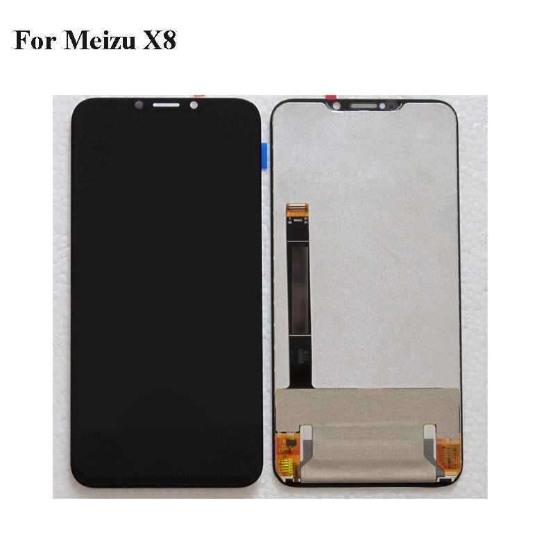 Black LCD+TP For Mei zu X8 X 8 LCD Display with Touch Screen Digitizer Smartphone Replacement MeizuX8 M852Q repair 6.2"
