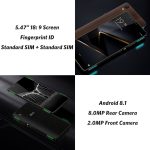 Elephone A2 5.47" 18: 9 Mobile Phone Android 8.1 Quad Core HD+ 1GB 8GB