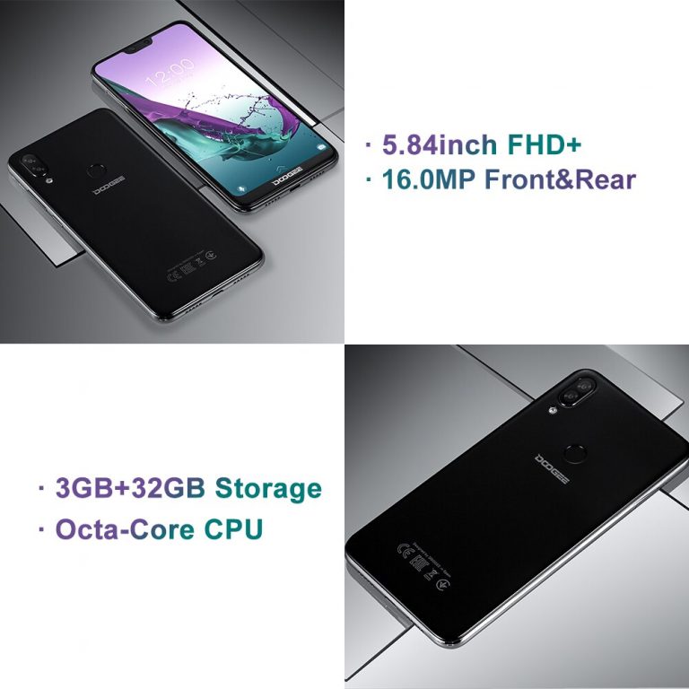 2019 original DOOGEE mobile Phone Octa-Core 3GB RAM 32GB ROM