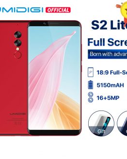 UMIDIGI S2 Lite Full Screen 18:9 Smartphone Android 7.0 Face ID 5100mAh cellphone 4GB 32GB 16MP+5MP Dual Cameras 4G Mobile Phone