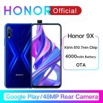 Original Honor 9X Google Play Kirin 810 7nm Octa core Smartphone 48MP