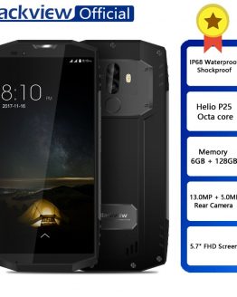 Blackview BV9000 Pro Waterproof Shockproof Dual SIM Smartphone Helio P25 Octa Core 6GB + 128GB 5.7" 18:9 Face ID Mobile Phone