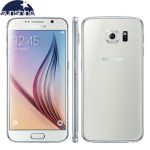 Unlocked Samsung Galaxy S6 smartphone with 5.1-inch display, 32GB storage, and 16MP camera – refurbished and compatible with 4G LTE networks.