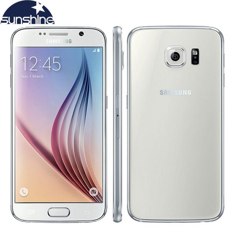 Original Unlocked Samsung Galaxy S6 4G LTE Mobile Phone 3G RAM 32G ROM 5.1" 16.0MP Octa Core WIFI NFC Smartphone Unlocked Samsung Galaxy S6 smartphone with 5.1-inch display, 32GB storage, and 16MP camera – refurbished and compatible with 4G LTE networks.