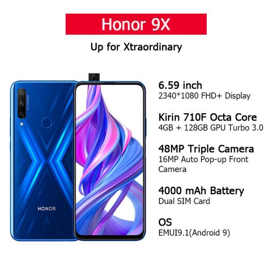 In Stock Global Version Honor 9X Smartphone 4G 128G 48MP Triples Camera 6.59‘ - Image 3
