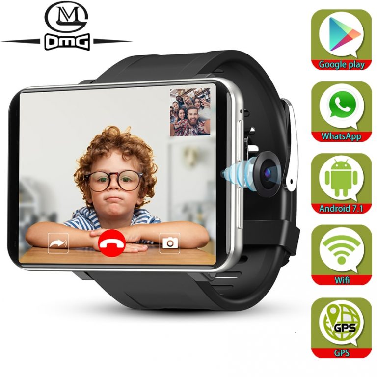 Support Google Play Android 7.1 Smart Watch GPS WiFi 3GB + 32GB 4G Smartphone