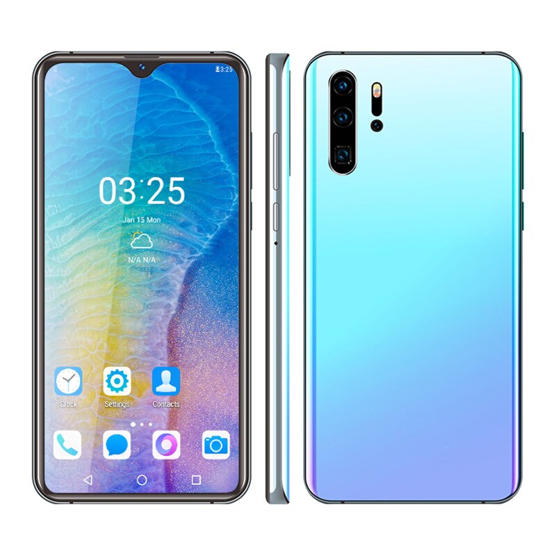 P30 PRO Smartphone 6.26 inch Android Phones Quad Core 2GB RAM 32GB ROM Waterdrop Screen Mobile Phone Dual Card 3000mAh Battery