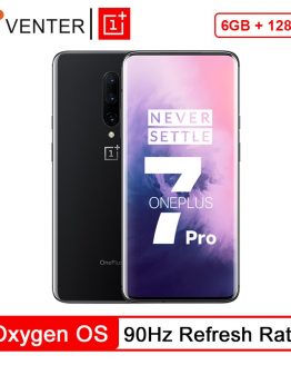 Original OnePlus 7 Pro Snapdragon 855 Octa Core Smartphone 48MP Triple Rear Cams 6.67 Inch 2K+ Fluid AMOLED Screen Unlock UFS3.0