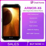 Ulefone Armor X6 5.0" IP68 Waterproof Smartphone Android 9.0 Cell Phone