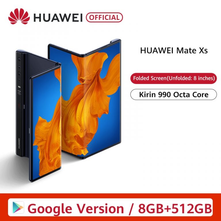 Global Version Huawei Mate Xs 8GB 512GB folded Smartphone 48MP Triple Cameras main screen 6.6'' Unfolded 8 inches Kirin 990
