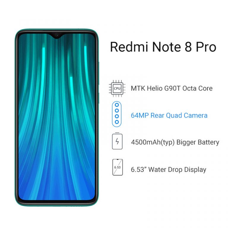 Global Version Xiaomi Redmi Note 8 Pro 6GB 128GB Smartphone 64MP Quad Camera Helio G90T Octa Core 4500mAh NFC Cell Phone 2 Global Version Xiaomi Redmi Note 8 Pro 6GB 128GB Smartphone 64MP