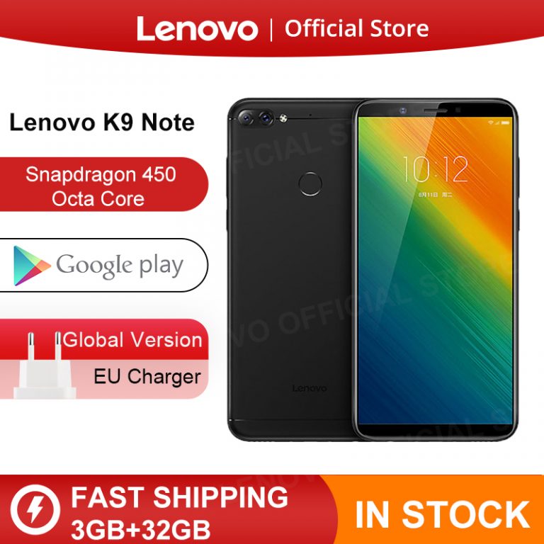 Global Version Lenovo K9 Note 3GB 32GB 6 inch Smartphone Snapdragon