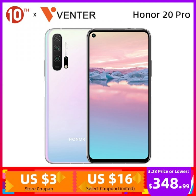 Global Version Honor 20 Pro Smartphone 8GB 256GB Kirin 980 Octa Core