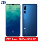 ZTE Axon 10 Pro 5G LTE Mobile Phone 6.47" Flexible Curved Water Drop Screen 6G RAM 128G ROM Snapdragon 855 Octa-Core Smartphone