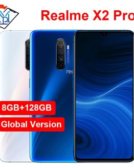 Global Version Realme X2 Pro Mobile Phone 6.5 inch 90Hz Fluid Screen 8GB+128GB Snapdragon 855 Plus Camera 64.0MP NFC Smartphone