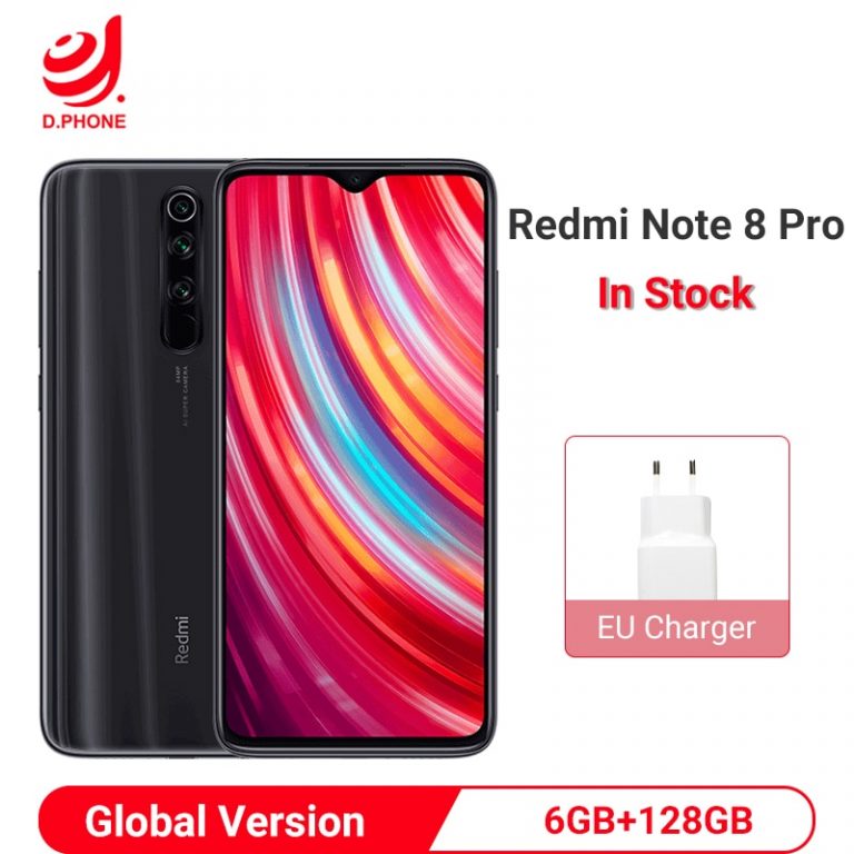Global Version Xiaomi Redmi Note 8 Pro 6GB 128GB Smartphone 64MP