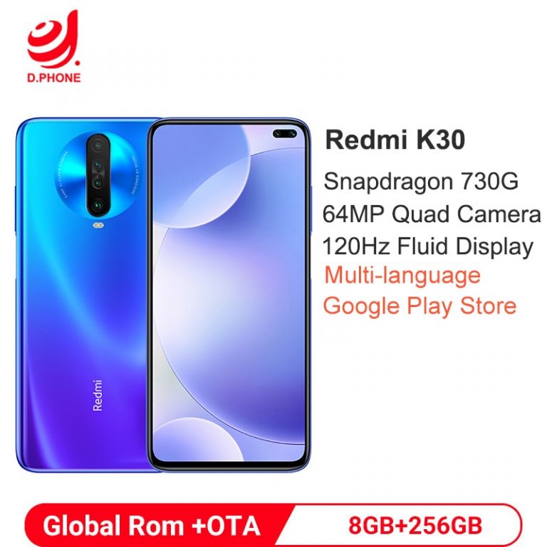 Xiaomi Redmi K30 8GB 256GB Global ROM Smartphone 6.67" 120Hz Fluid Display