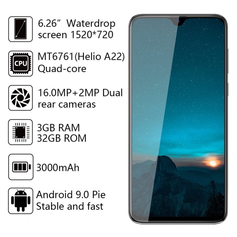 Cubot R15 Pro 4G Smartphone Android 9.0 Pie 6.26" Waterdrop Full Screen