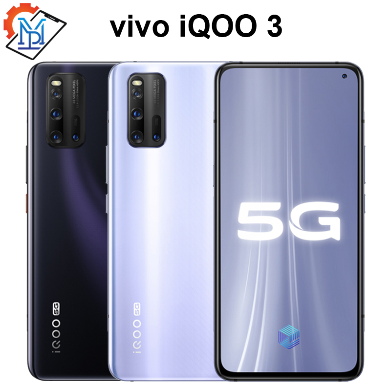 Original Vivo IQOO 3 5G Mobile Phone 6.44 inch 6GB+128GB Snapdragon 865 Android 10.0 Full Focus Four Shots 4440mAH Smartphone