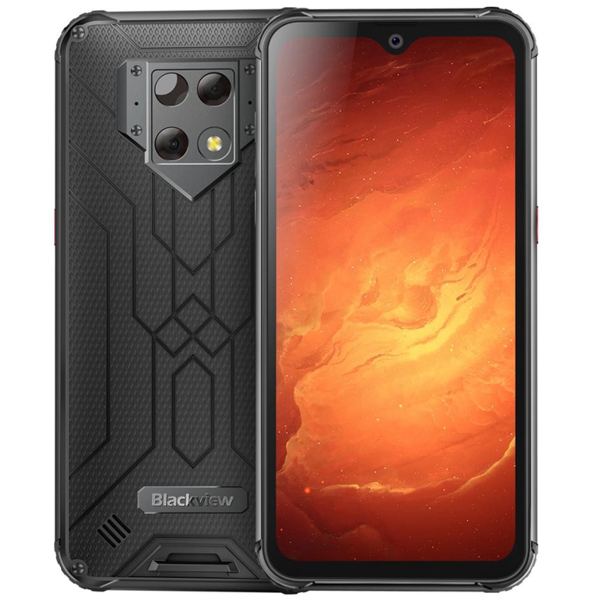 Blackview BV9800 Pro NFC Thermal Camera Mobile Phone 6GB+128GB Helio P70 Android 9.0 IP68 Waterproof 6580mAh Rugged Smartphone