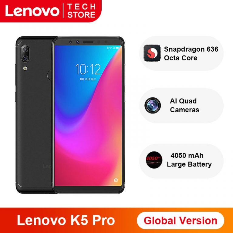Global Version Lenovo K5 Pro Snapdragon Octa Core Smartphone 6GB RAM