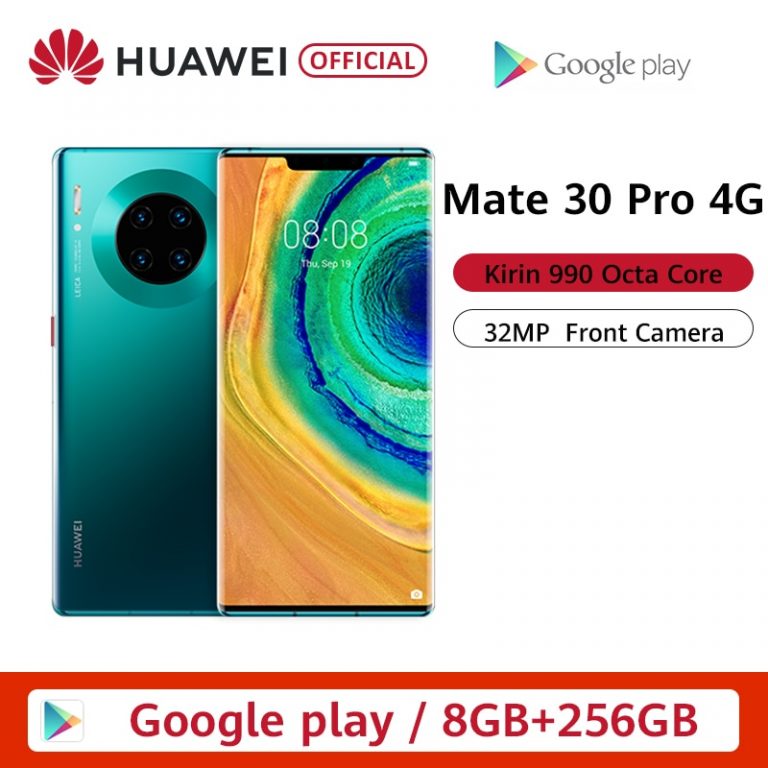 Original Huawei Mate 30 Pro 8G 256GB 6.53'' Screen Smartphone Kirin