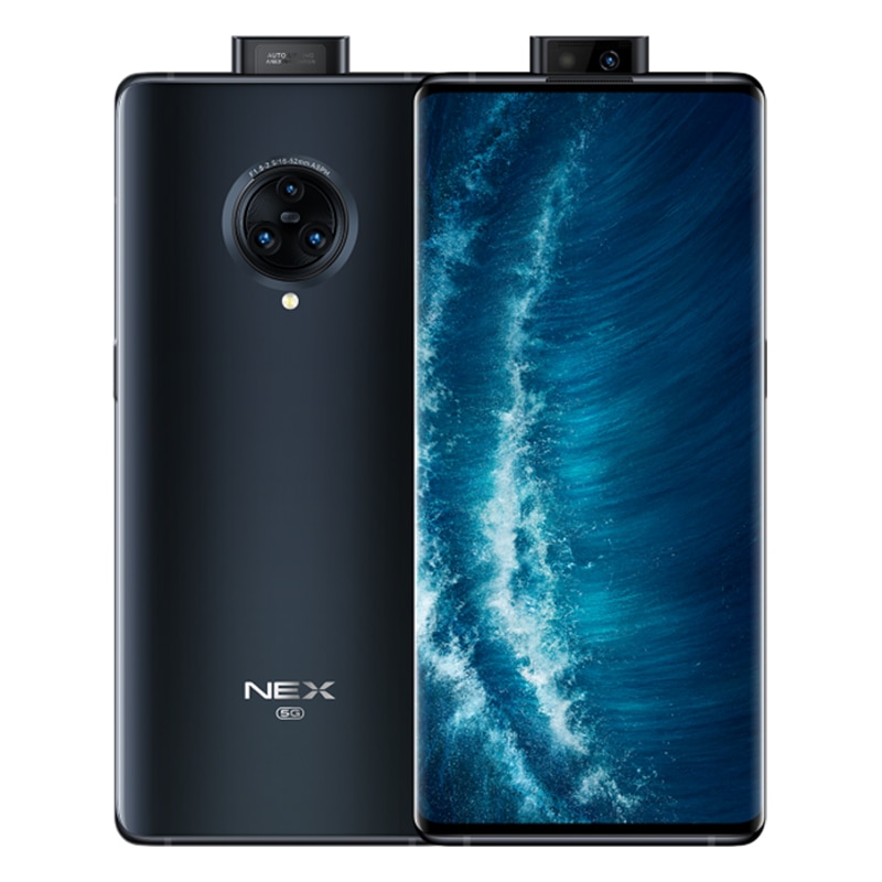 Original vivo Nex 3S Mobile Phone 6.89 inch Unbounded Waterfall Screen 8GB+256GB Snapdragon 865 Camera 64.0MP NFC Smartphone