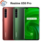Original Realme X50 Pro 5G Moblie Phone 5.44" SuperAmoled 8GB+128GB Snapdragon 865 Android 10.0 65W Superdart Charge Smartphone