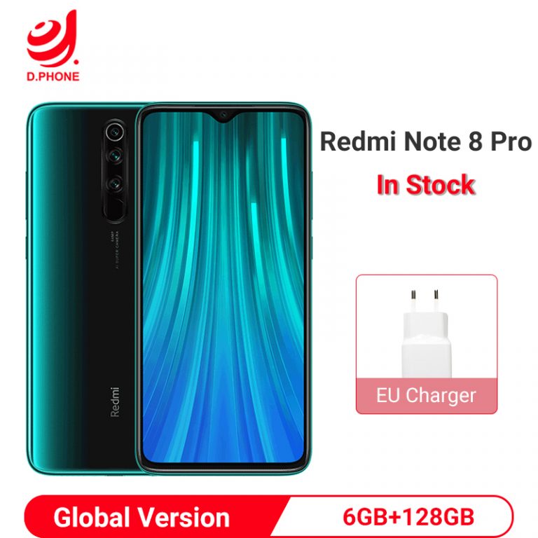 Global Version Xiaomi Redmi Note 8 Pro 6GB 128GB Smartphone 64MP Quad Camera Helio G90T Octa Core 4500mAh NFC Cell Phone 1 Global Version Xiaomi Redmi Note 8 Pro 6GB 128GB Smartphone 64MP