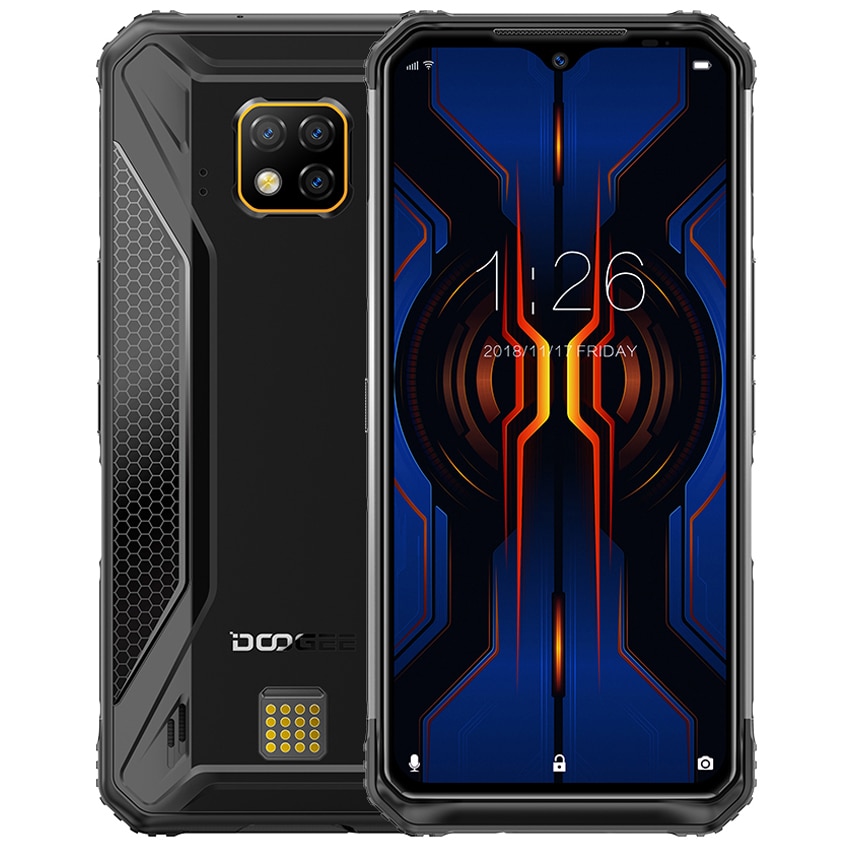DOOGEE S95 Pro 8GB + 128GB NFC 48mp camera IP68/IP69K shockproof Mobile Phone 6.3" Octa Core Android 9.0 4G Rugged Smartphone