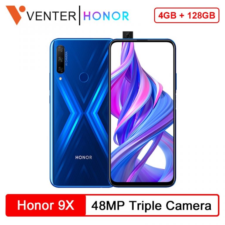 In Stock Global Version Honor 9X Smartphone 4G 128G 48MP Triples Camera 6.59‘
