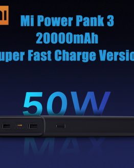 Newest Original Xiaomi Power Bank 3 20000mAh USB-C 50W Max Fast Charge Mi Powerbank for Laptop Smartphone MacBook Mi 9 Pro