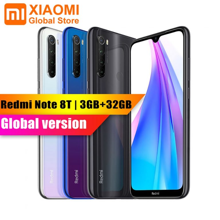 Global Version Xiaomi Redmi Note 8T 3GB 32GB 6.3 NFC Smartphone Quick Charge