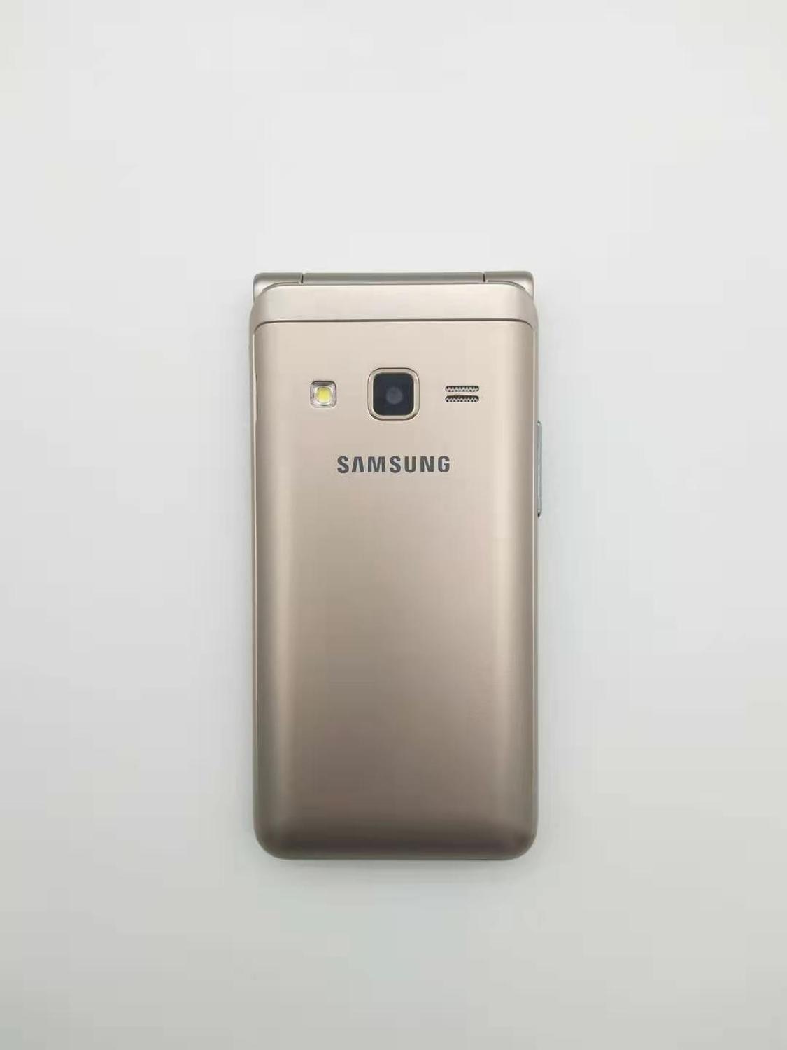 Original Samsung Galaxy Folder G1600 Dual SIM Quad Core 2GB RAM 16GB ROM 8.0MP 3.8" Android 6.0 Flip Smartphone refurbished