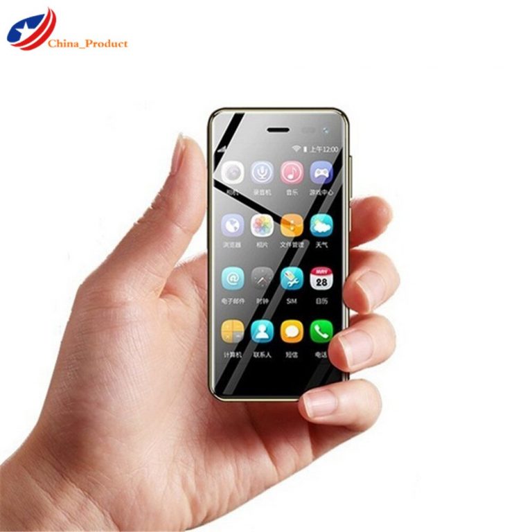 Ulcool U2 Mini Smartphone – Compact Android Phone with Stylish Leather Back