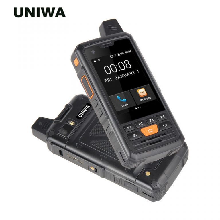 Original New UNIWA F50 PTT Walkie Talkie 2.8'' Touch Screen 4000mAh 1GB 8GB Android 6.0 Smartphone Quad Core 4G LTE Cellphone
