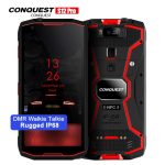 Conquest S12 Pro IP68 Waterproof Rugged Smartphone P70 6GB+128GB 5.99" 8000mAh OTG NFC Android 9.0 DMR Walkie Talkie Cellphone