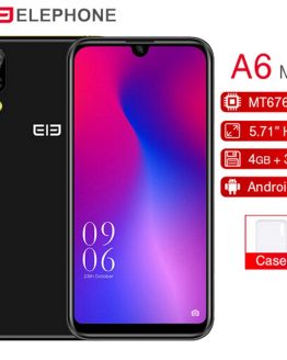 Elephone A6 Mini MT6761 Quad Core 5.7"FHD Android 9.0 Smartphone 4GB RAM 32GB/64GB ROM 16MP Face ID 4G LTE Mobile Phone