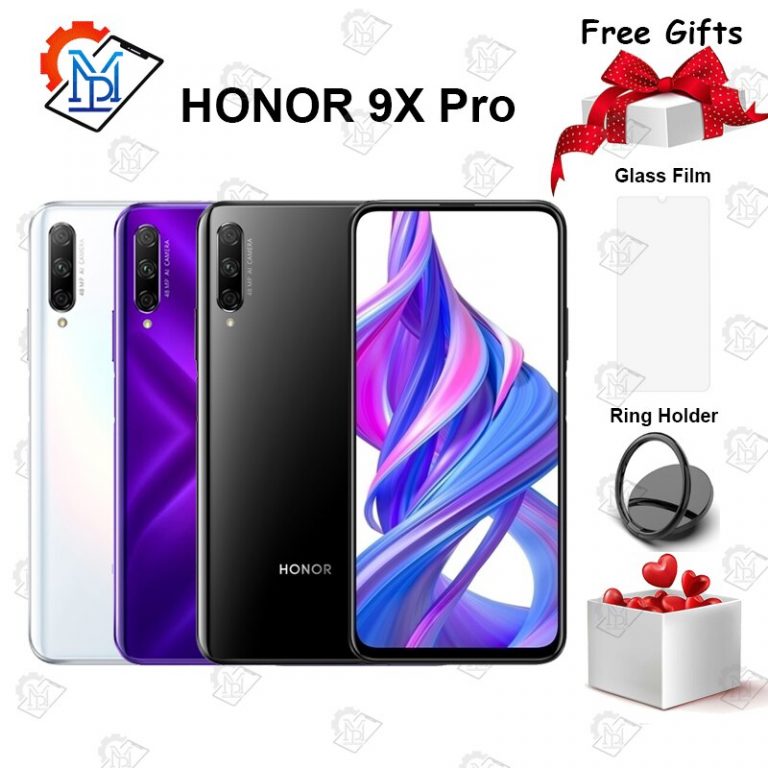 Honor 9X Pro Glass body Smartphone 6.59'' full Screen 8GB 256GB Kirin