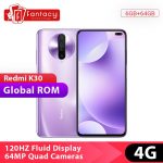 Global Rom Xiaomi Redmi K30 4G Snapdragon 730G 6GB 64GB Smartphone Octa Core 64MP Quad Camera 6.67 120HZ Fluid Screen 27W Charge