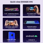 DOOGEE X95 6.52" 19:9 4G Smartphone Quad Core Android 10.0 Mobile phone