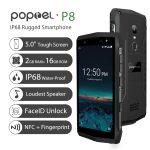 Poptel P8 5.0" IP68 Waterproof Smartphone Android 8.1Quad Core cellphone
