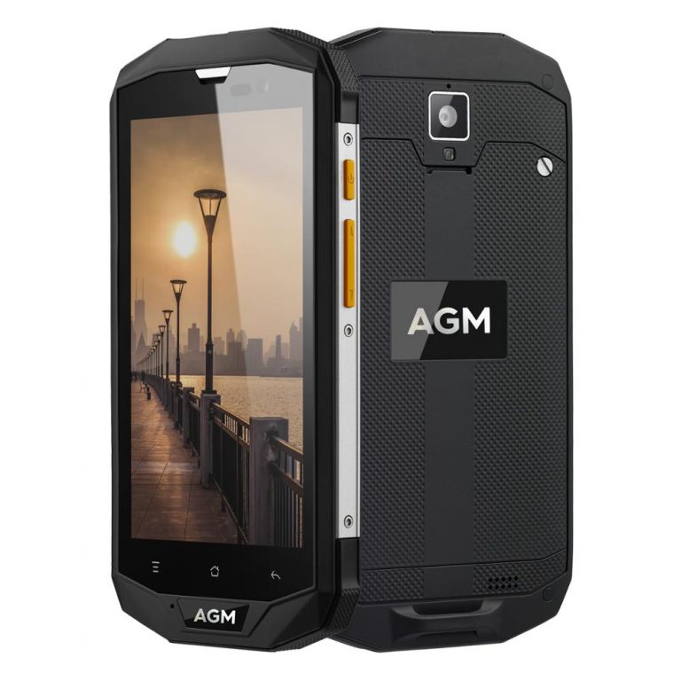 OFFICIAL AGM A8 5"3G+32G FDD-LTE Android 7.1 Mobile Phone 2SIM IP68