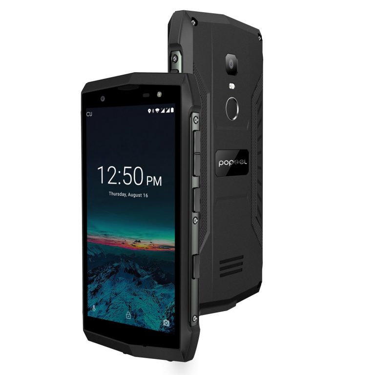 Poptel P8 5.0" IP68 Waterproof Smartphone Android 8.1Quad Core cellphone