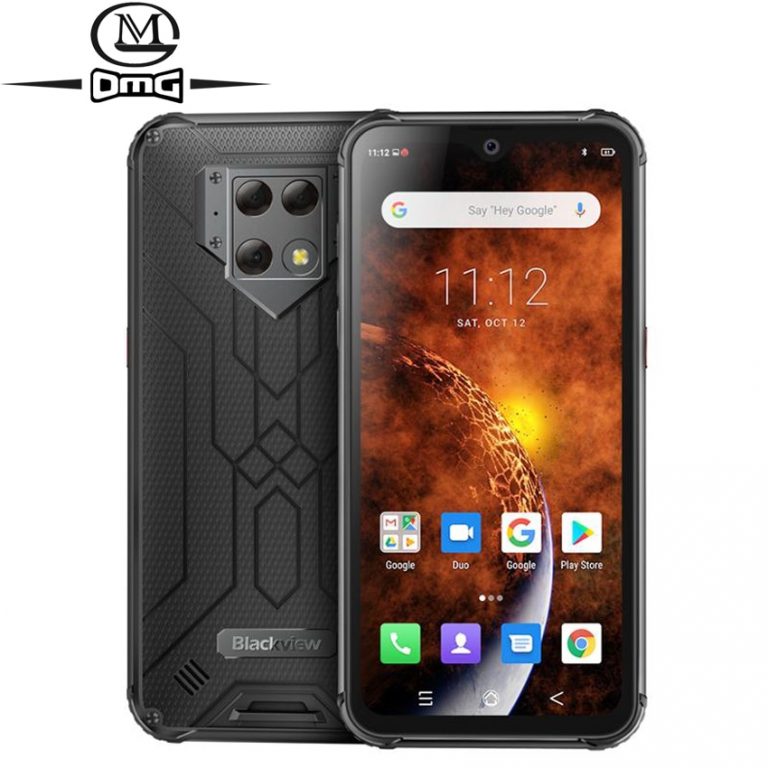 Blackview NFC 6GB RAM 128GB ROM 6580mAh Android 9.0 shockproof