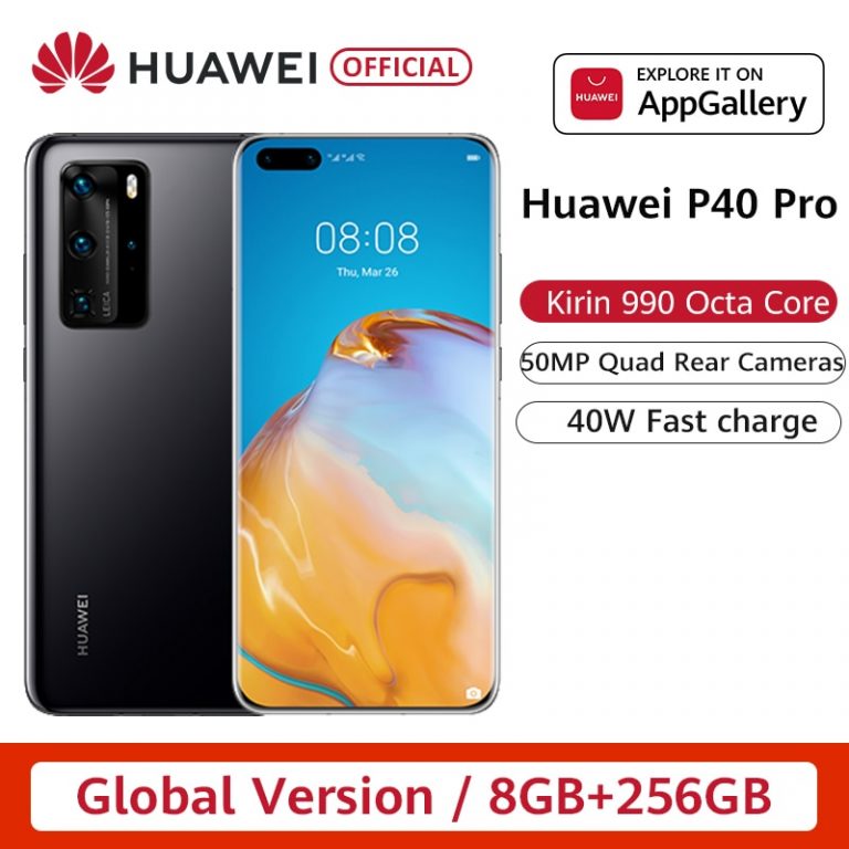 Google Play Global version Huawei P40 Pro 8G 256G Kirin 990 5G Octa Core