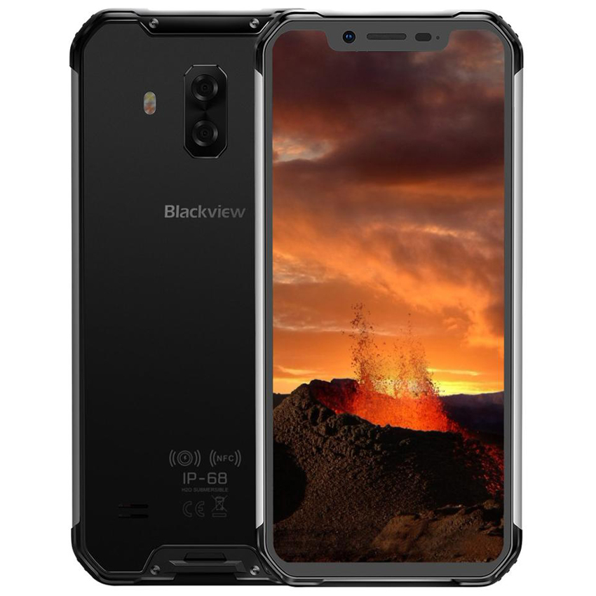 Blackview BV9600E New Waterproof shockproof Mobile Phone 4GB + 128GB Helio P70 Android 9.0 6.21 inch 5580mAh Rugged Smartphone