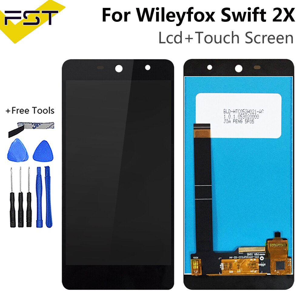 5.2''For Wileyfox Swift 2X lcd Touch screen+ lcd screen display assembly for Wileyfox swift 2 X lcd Smartphone replacement+Tools